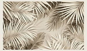 Sepia-Blatt Stille