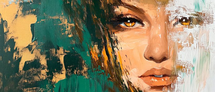 Fascinerend uitzicht in zachte kleuren van Poster Art Shop