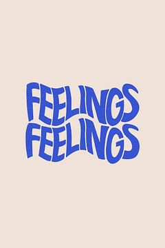Feelings - Blau von Pati Cascino