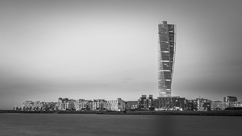 The Turning Torso in Black and White, Molmo, Sweden by Henk Meijer Photography