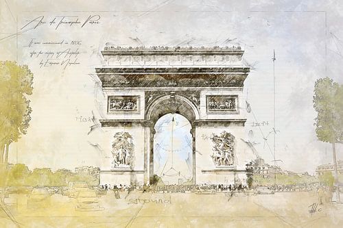 Arc de Triomphe, Parijs