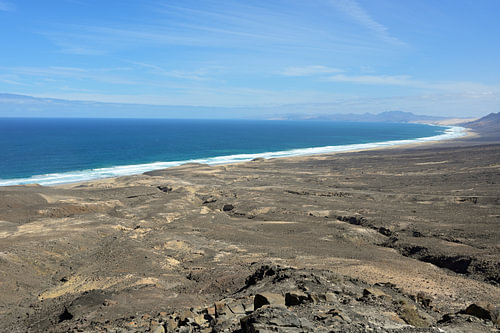 Strandlandschaft von Cofete auf Fuerteventura