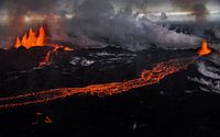 Holuhraun/Bardarbunga vulkaanuitbarsting (IJsland) van Lukas Gawenda thumbnail