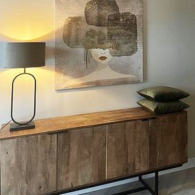 Customer photo: Ton sur ton by Mirjam Duizendstra, on canvas