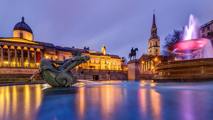 Trafalgar Square, London by Adelheid Smitt