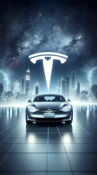 Tesla Model 3 van Art Indi