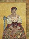 Die italienische Frau – Vincent van Gogh von 1000 Schilderijen Miniaturansicht