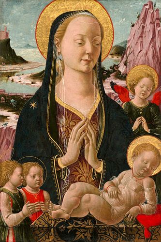 Anonym, 15. Jahrhundert. Madonna mit Kind