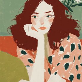 Gedanken in Grün von Bianca ter Riet