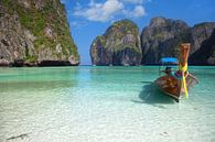 Maya bay Thailand with longtail boat by Tilo Grellmann thumbnail