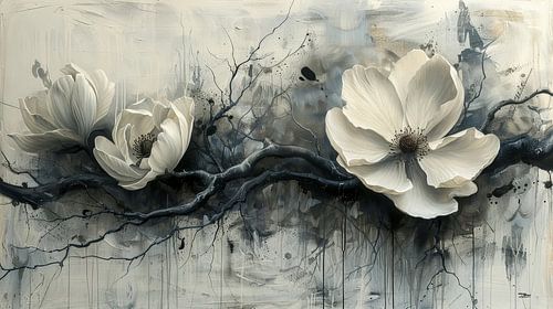 white-grey with colour element
