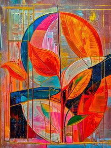 Modern Abstract: Organische Formen und Strukturen