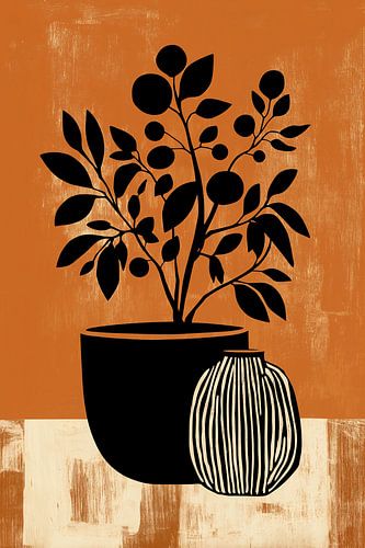 Black terracotta vase no. 3