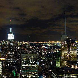 New York by night von Thijs Nusmeijer