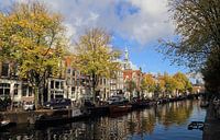 Gracht in de herfst in Amsterdam van Jan Kranendonk thumbnail