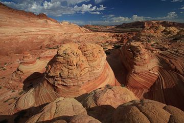 Rock formations in the North Coyote Buttes, part of Vermilion Cliffs National Monument. This area is by Frank Fichtmüller