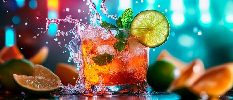 Fruity cocktail with a tangy splash by Poster Art Shop