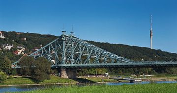 Elbe Bridge "Blue Wonder", Dresden