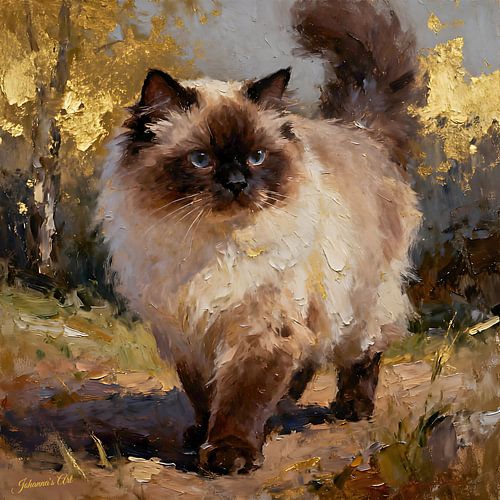Kattenkunstcollectie - Himalaya-kat