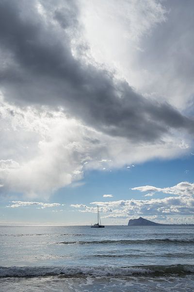 Wolken und Licht über dem Mittelmeer von Montepuro