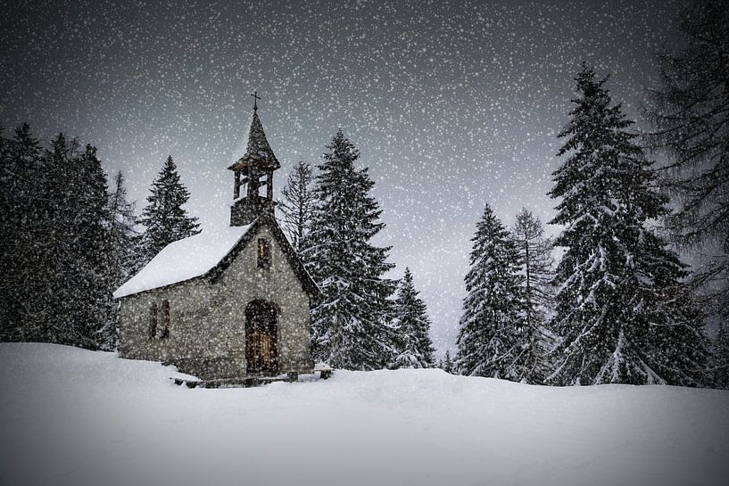 Bavarian Winter's Tale Anna Chapel by Melanie Viola