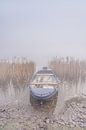 Das kleine blaue Boot von Albert Lamme Miniaturansicht