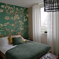 Kundenfoto: Mandelblüte grün - Vincent van Gogh, auf fototapete