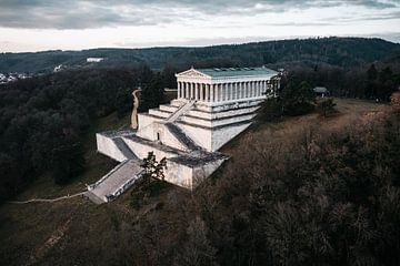 Walhalla Donaustauf near Regensburg on the Danube in Bavaria Ger