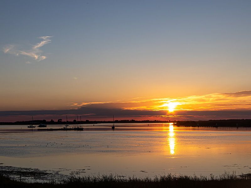 coucher de soleil plumes de printemps par Jacques Beukers