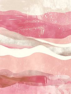 Rose abstrait