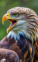 Angry eagle