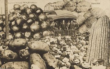 Präsident William Howard Taft spricht vor einer Menschenmenge in Missouri von Vintage Afbeeldingen