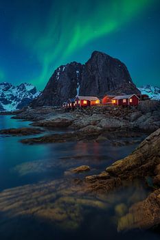 Aurores boréales Hamnoy