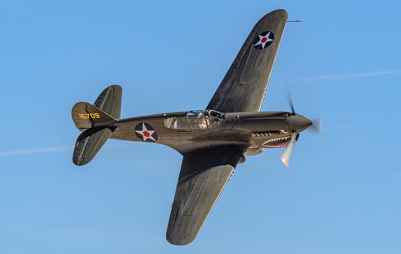 Curtiss P-40E Warhawk. by Jaap van den Berg