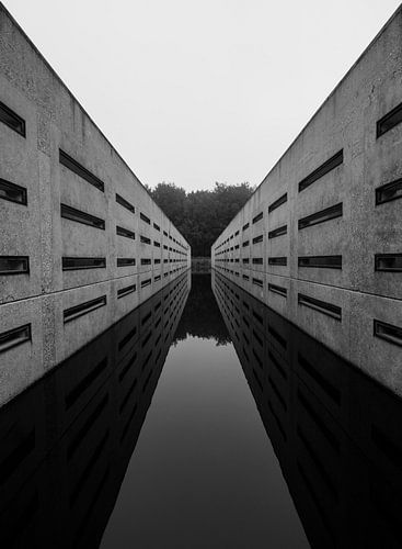 Waterwerken in het Waterloopbos