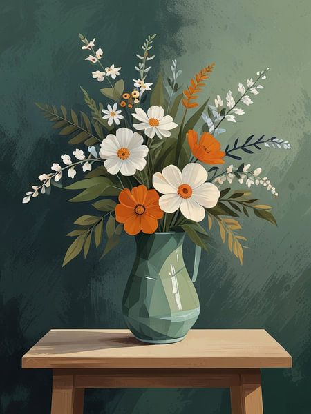Blume in Vase von TOAN TRAN