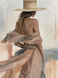 Frau in Beige von M.A.Z.U.N.