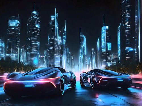 Neon racers: Future Speed in the City of Light