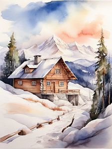 Home With Snow Moutain sur TOAN TRAN