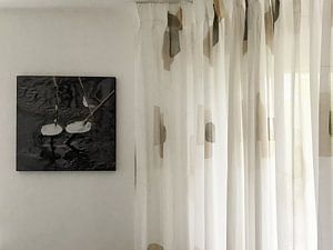 Un phénomène naturel abstrait de la glace