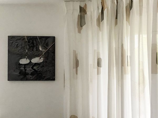 Un phénomène naturel abstrait de la glace