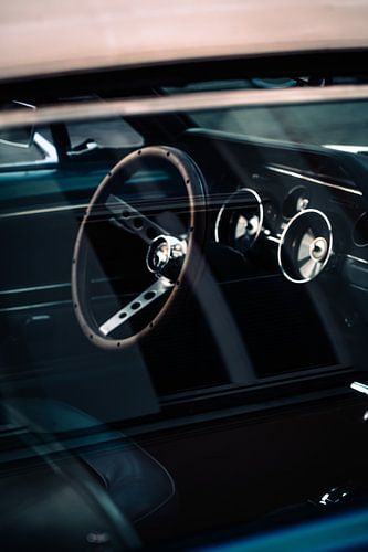 Ford Mustang GT Klassieke Auto Straatfotografie Berlijn