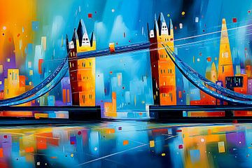 Tower Bridge abstrait