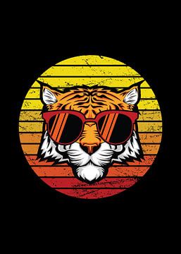 Oranje tijger van Doms Art