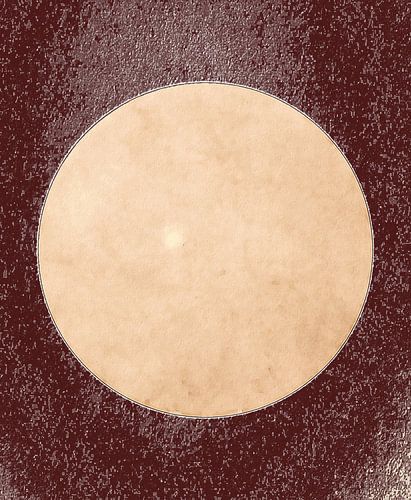 Moon in Soft Light in Natural Colors by Mad Dog Art