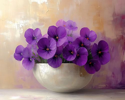 Flüsternde violette Umarmung