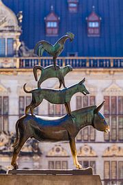 Bremen Town Musicians in Bremen by Werner Dieterich