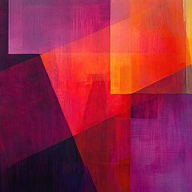 Formes rouges sur Collection Moderne