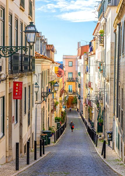 Street in Lisbon, Portugal by Adelheid Smitt
