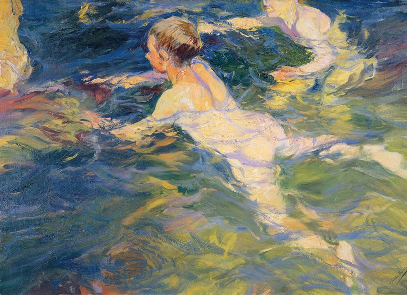 Zwemmers, Joaquín Sorolla y Bastida van Meesterlijcke Meesters